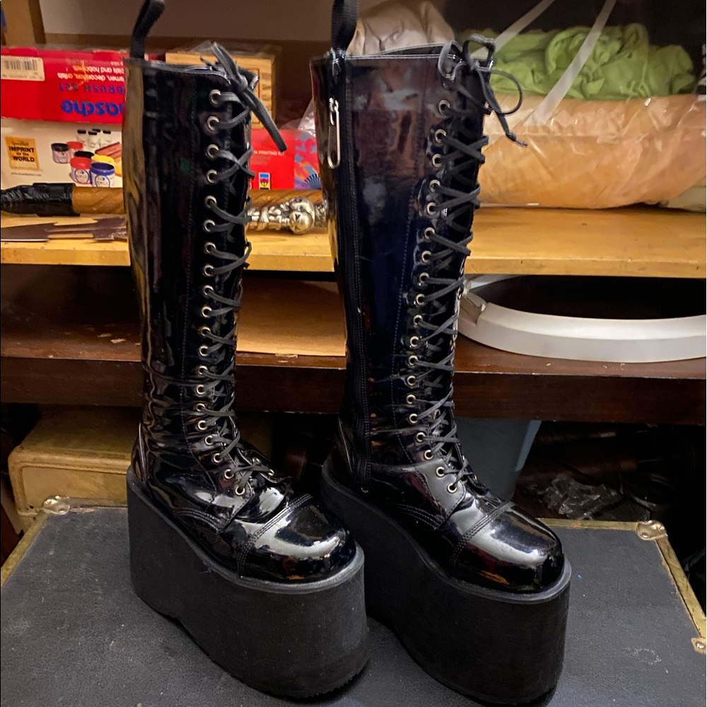 Gothic platform boots NEW